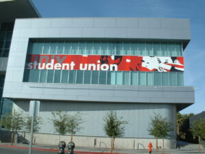 The UNLV student union building. 
