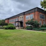 Outside Sam's Hall of Fine Arts