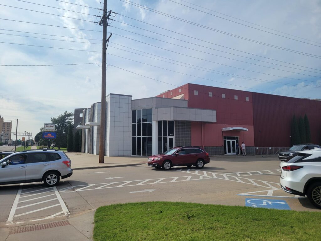 Outside view of Theatre Salina facing NW
