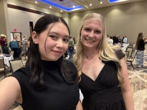Merissa Bailey Rios and Lauryn Mikkelson (L.toR.)KWU intern