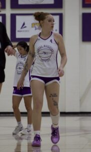 Girl walking on floor